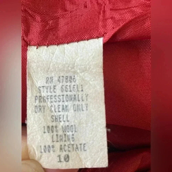 Wool Skirt- made in the Dominican Republic. Size 10 - Picture 8 of 11